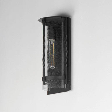 Maxim Lighting 30192CDBK Foundry Outdoor Wall Lantern Side Angle View