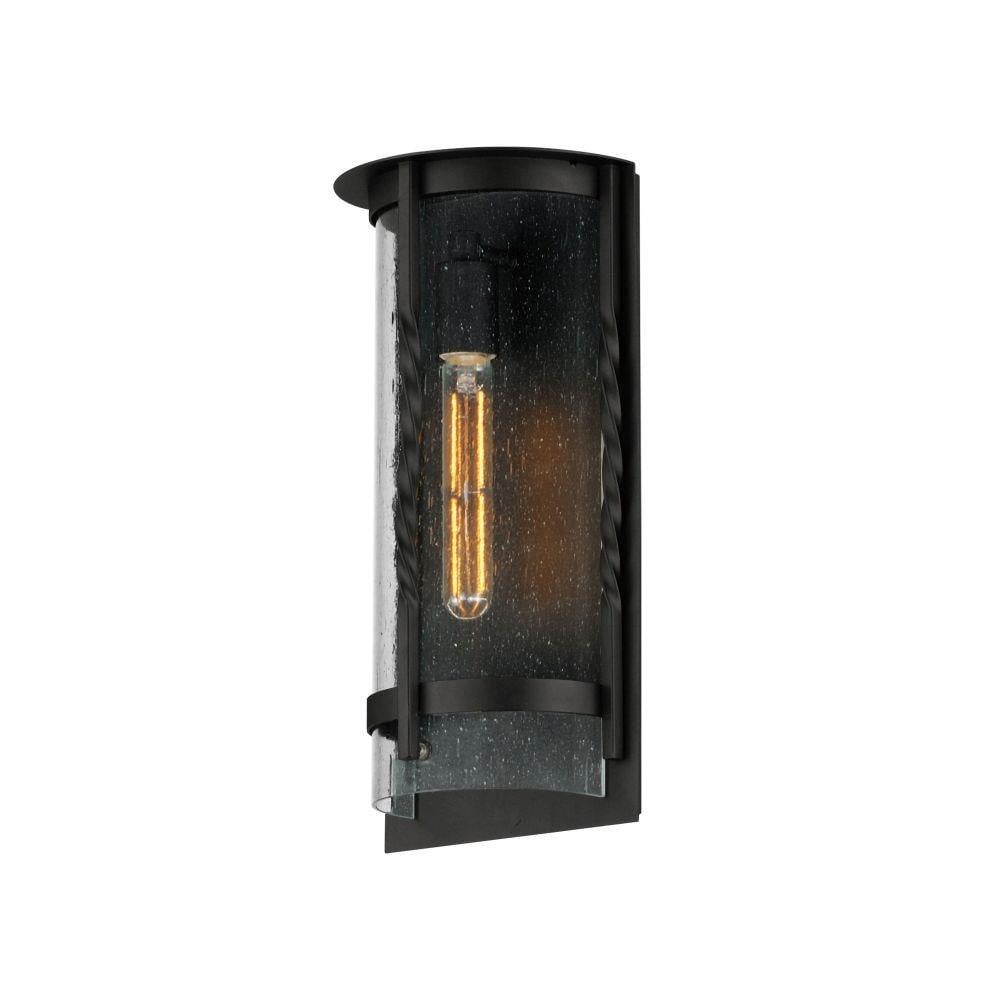 Maxim Lighting 30192CDBK Foundry 1 Light 16 Inch Black Outdoor Wall Lantern