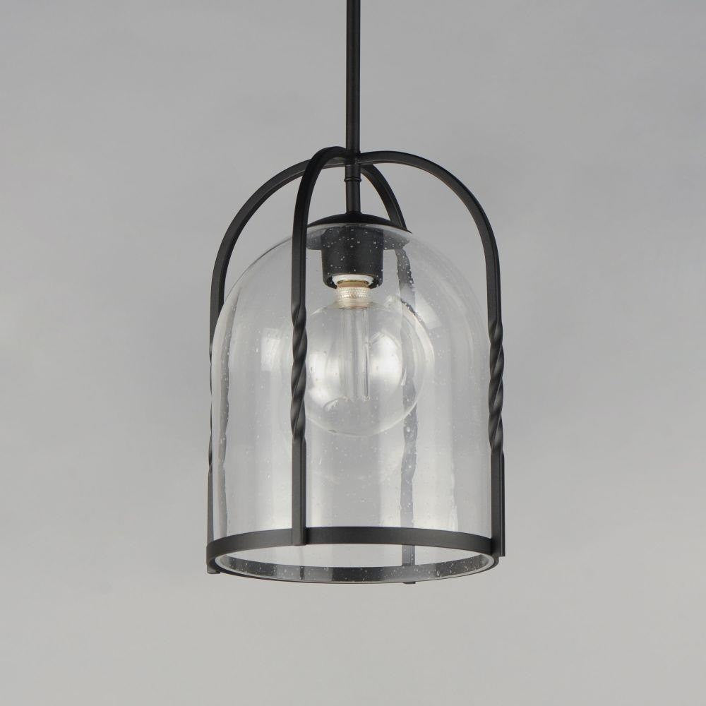 Maxim Lighting 30194CDBK Foundry Black Pendant Alternate Angle View