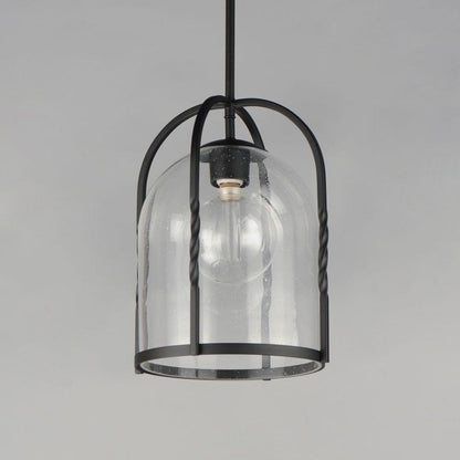 Maxim Lighting 30194CDBK Foundry Black Pendant Alternate Angle View