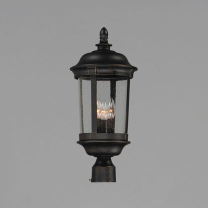 Maxim Lighting 3021CDBZ Dover DC 3 Light 21 inch Bronze Outdoor Pole Post Mount - Angle View