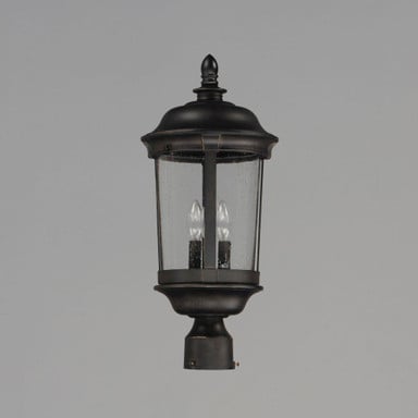Maxim Lighting 3021CDBZ Dover DC 3 Light 21 inch Bronze Outdoor Pole Post Mount - Side View