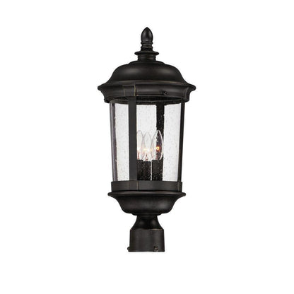 Maxim Lighting 3021CDBZ Dover DC 3 Light 21 inch Bronze Outdoor Pole Post Mount - Front View