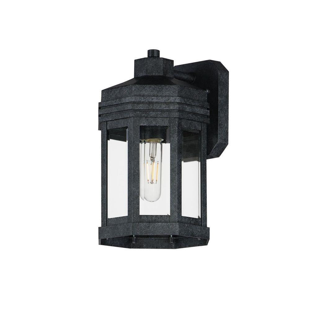 Maxim Lighting 30221CLBKP Wright 1 Light Black Patina Outdoor Wall Mount - Side Angle View