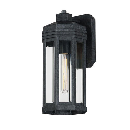 Maxim Lighting 30222CLBKP Wright 1 Light Black Patina Outdoor Wall Mount - white background product shot