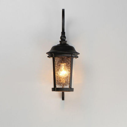 Maxim Lighting 3023CDBZ Dover DC Outdoor Wall Lantern Illuminated Lifestyle View