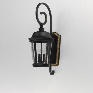 Maxim Lighting 3025CDBZ Dover DC 3 Light Bronze Outdoor Wall Lantern - Angle View
