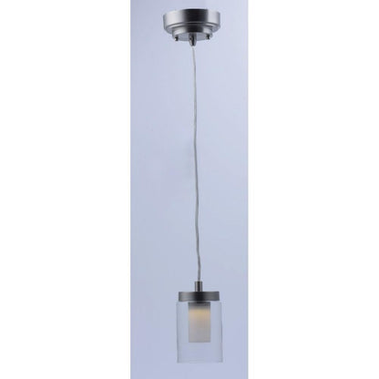 Maxim Lighting 30260CLFTSN Mod 1 Light Satin Nickel Mini Pendant Ceiling Light