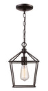 Trans Globe Lighting 30261 BK Lacey Too 1 Light Black Pendant Ceiling Light