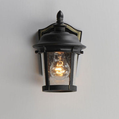 Maxim Lighting 3026CDBZ Dover DC 1 Light Bronze Outdoor Wall Lantern - Illuminated Front View