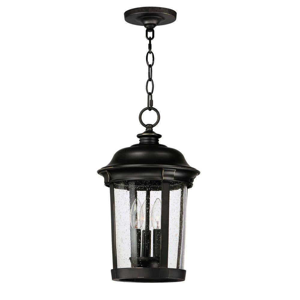 Maxim Lighting 3028CDBZ Dover DC 3 Light 10 Inch Bronze Outdoor Pendant - Main View
