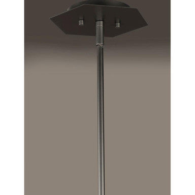 Maxim Lighting 30331BKGLD Honeycomb Mini Pendant - Canopy and Rod Detail View