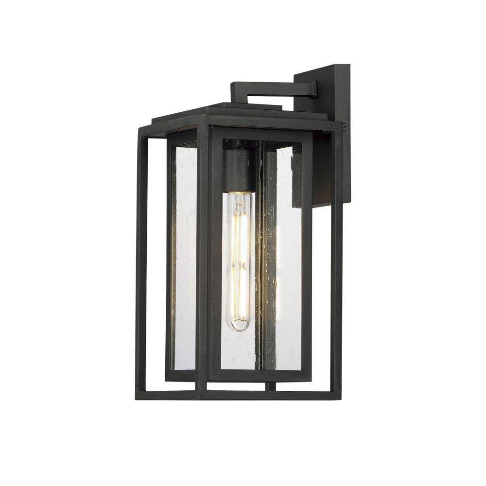 Maxim Lighting 3033CDBK Cabana 1 Light Black Outdoor Wall Sconce on White Background