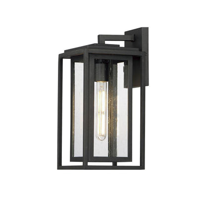 Maxim Lighting 3033CDBK Cabana 1 Light Black Outdoor Wall Sconce on White Background