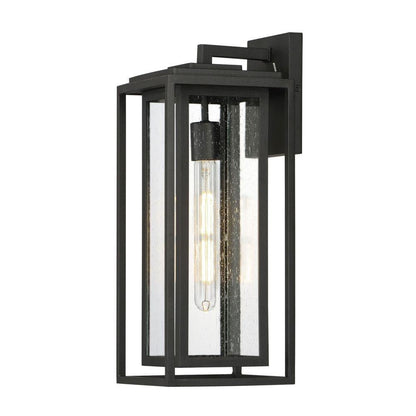Maxim Lighting 3035CDBK Cabana 1 Light 18 Inch Black Outdoor Wall Sconce - Angled View