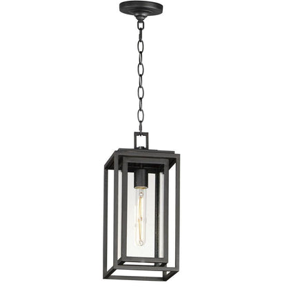 Maxim Lighting 3039CDBK Cabana 1 Light Black Outdoor Pendant - Full View with Chain