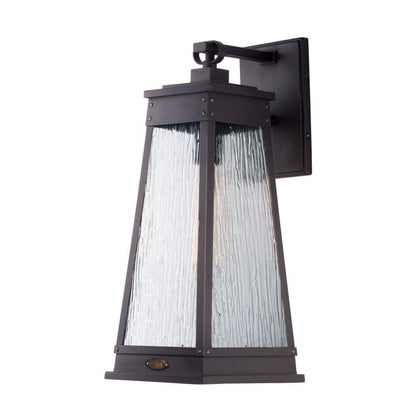 Maxim Lighting 3045RPOLB Schooner Outdoor Wall Lantern in Olde Brass - Front View White Background