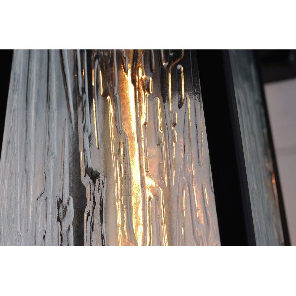 Maxim Lighting 3049RPOLB Schooner - Close-Up of Clear Ripple Glass Detail