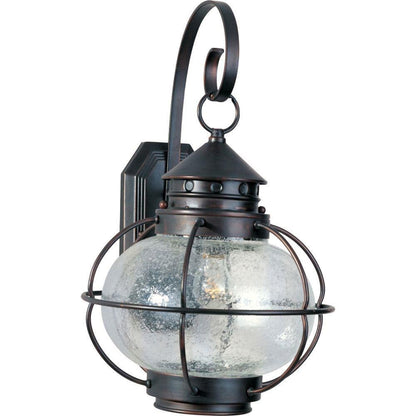 Maxim Lighting 30503CDOI Portsmouth 1 Light 19 Inch Oil Rubbed Bronze Outdoor Wall Lantern