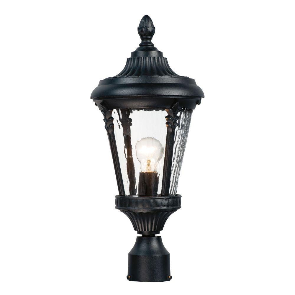 Maxim Lighting 3050WGBK Sentry 1 Light Black Outdoor Pole Post Mount - Main View