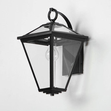 Maxim Lighting 30564CLBK Prism 1 Light Black Outdoor Wall Mount - Side Wall Mounted View