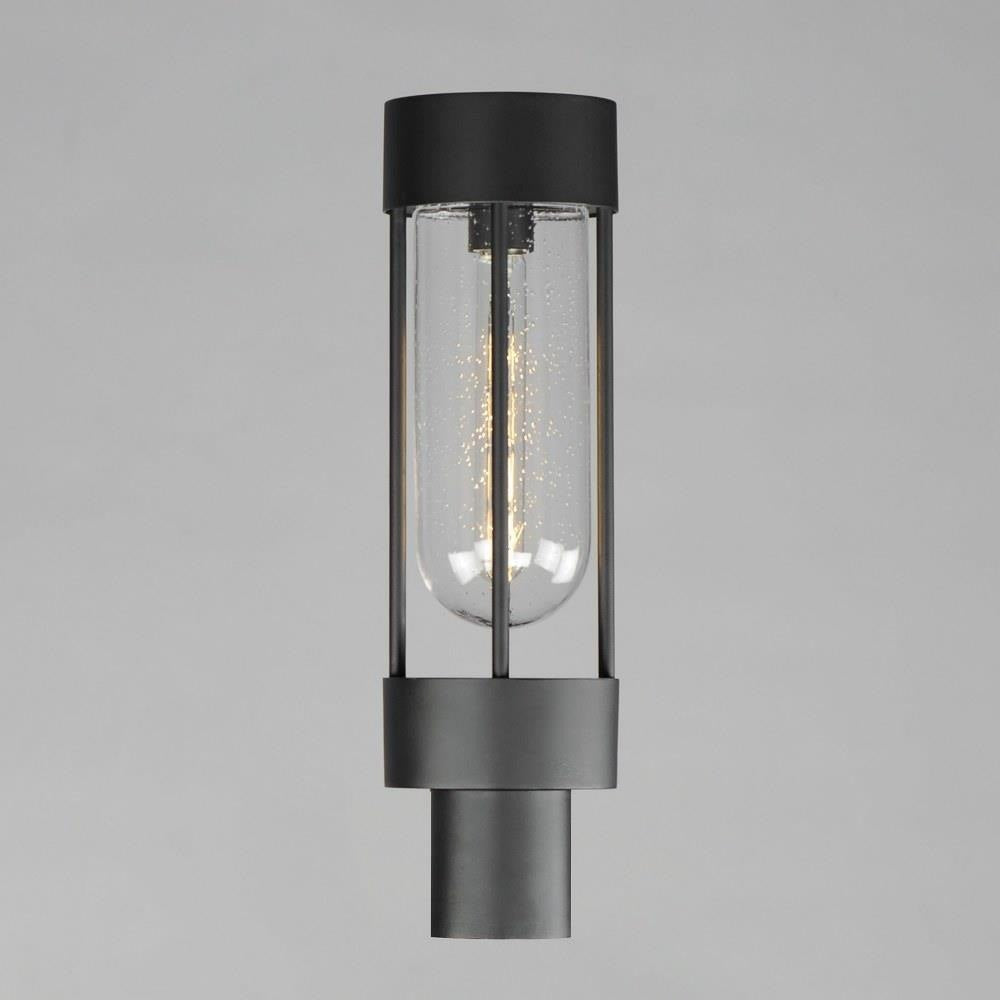 Maxim Lighting 30580CDBK Millennial 1 Light Black Outdoor Pier Post Mount - Side Angle View