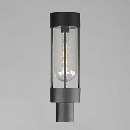 Maxim Lighting 30580CDBK Millennial 1 Light Black Outdoor Pier Post Mount - Side Angle View
