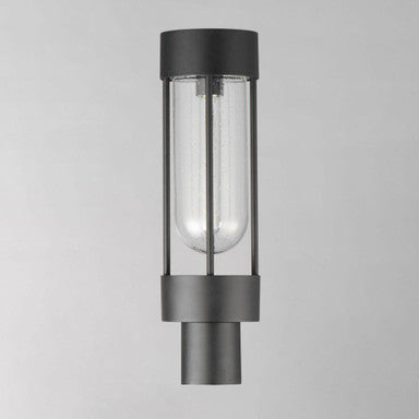Maxim Lighting 30580CDBK Millennial 1 Light Black Outdoor Pier Post Mount - Gray Background View