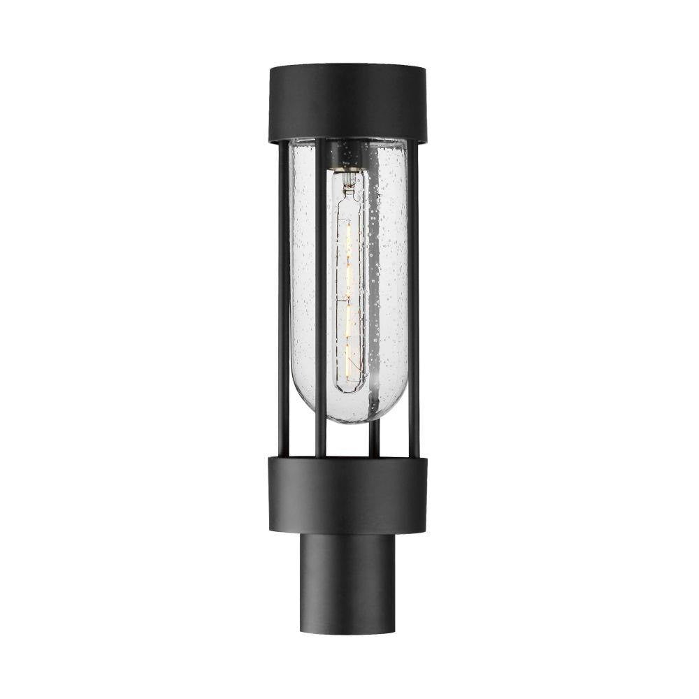 Maxim Lighting 30580CDBK Millennial 1 Light Black Outdoor Pier Post Mount - White Background