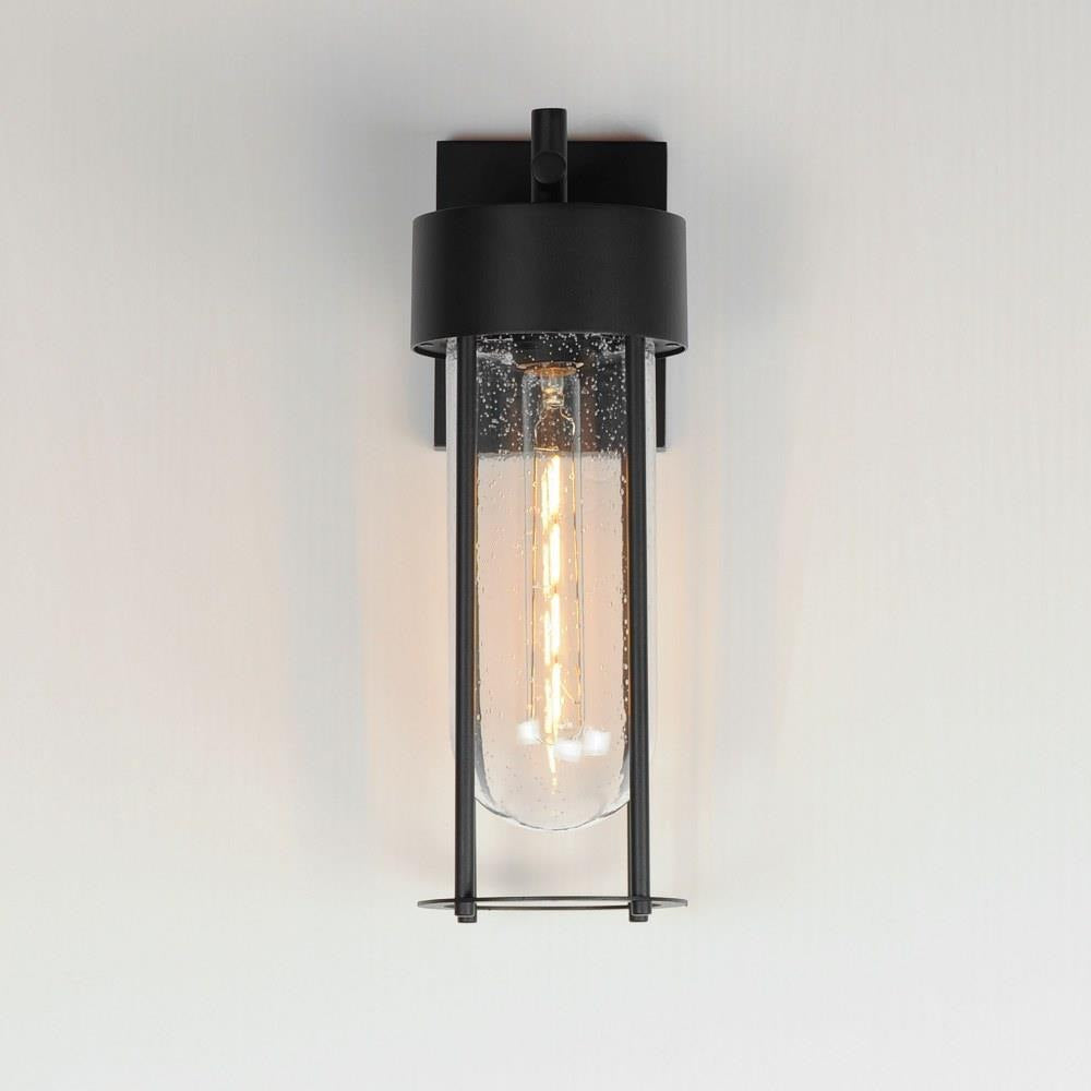 Maxim Lighting 30582CDBK Millennial 1 Light Black Powder Coat Outdoor Wall Lantern Close Up
