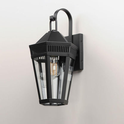 Maxim Lighting 30592CLBK Oxford 1 Light 17.5 Inch Black Outdoor Wall Lantern - Angle View