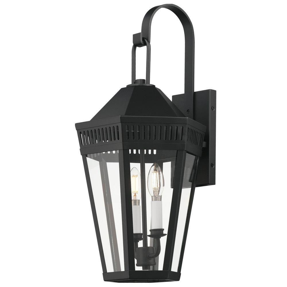Maxim Lighting 30594CLBK Oxford 2 Light 23 Inch Black Outdoor Wall Lantern