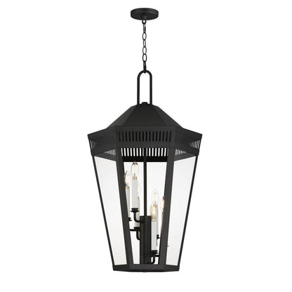Maxim Lighting 30598CLBK Oxford 6 Light 17 Inch Black Pendant Ceiling Light - Product View