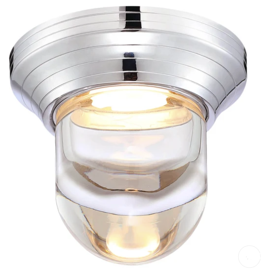 SDQ Lighting FM36101SN Loire 6.25" Contemporary LED Flush Mount Lighting Fixture, Color Temperature 3000K, Wattage 12W, Satin Nickel Finish