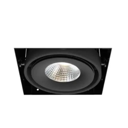 Eurofase Lighting TE611LED-30-2-01 4-in LED Recessed Downlight, 1-Light, Flood, Wattage 15W, Voltage 120V, Lumens 1290 lm, Color Temperature 3000K, Black