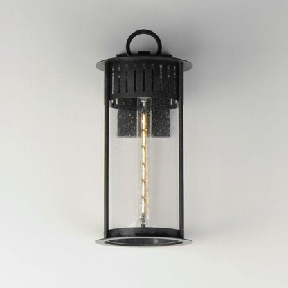Maxim Lighting 30633CDBKP Windsor 1 Light Black Patina Outdoor Wall Sconce - close-up front view