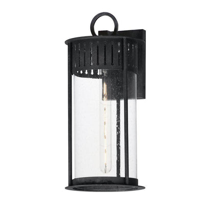 Maxim Lighting 30633CDBKP Windsor 1 Light Black Patina Outdoor Wall Sconce - full front view on white background