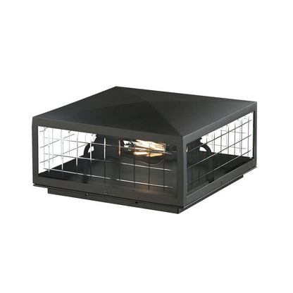 Maxim Lighting 30690CLBK Magnus 2 Light Black Outdoor Deck Lantern