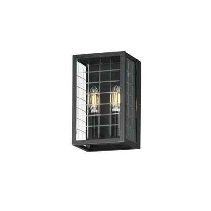 Maxim Lighting 30691CLBK Magnus 2 Light Matte Black Outdoor Wall Mount - Angled View