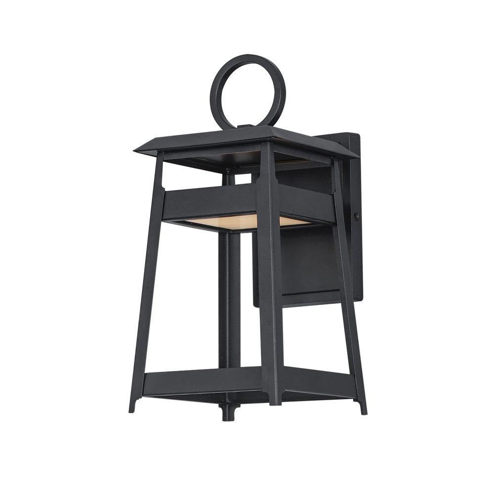 Maxim Lighting 30742BK Pagoda 2 Light 13.5 Inch Black Outdoor Wall Sconce - Product on White Background