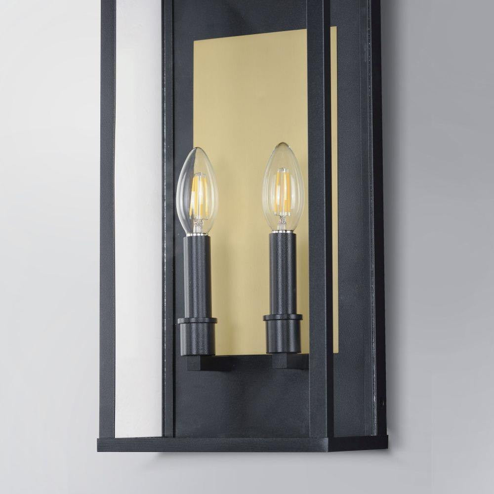 Maxim Lighting 30754CLBK Manchester Outdoor Wall Lantern Interior Detail