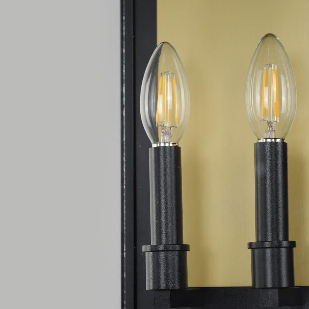 Maxim Lighting 30754CLBK Manchester Outdoor Wall Lantern E12 Candelabra Bulb Close-Up