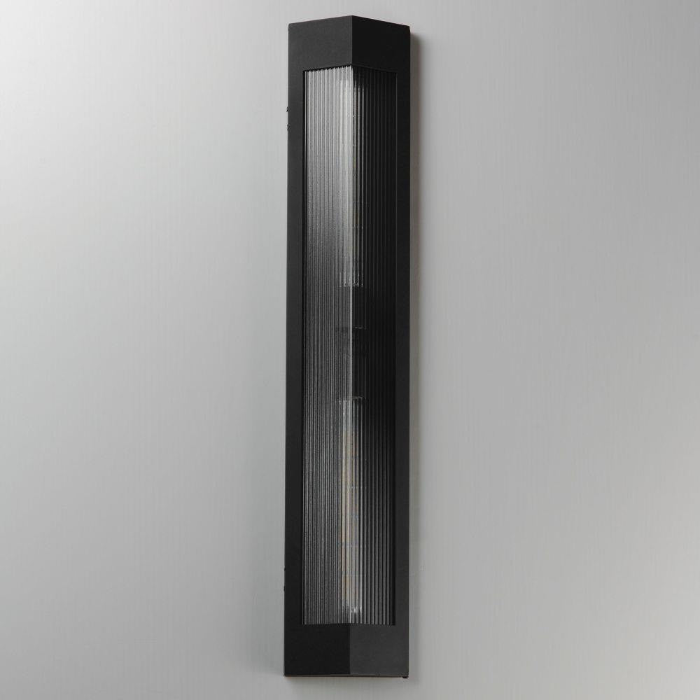 Maxim Lighting 30763CRBKAB Triform 2 Light Outdoor Wall Lantern - Unlit Front View