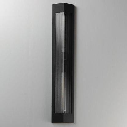 Maxim Lighting 30763CRBKAB Triform 2 Light Outdoor Wall Lantern - Unlit Front View