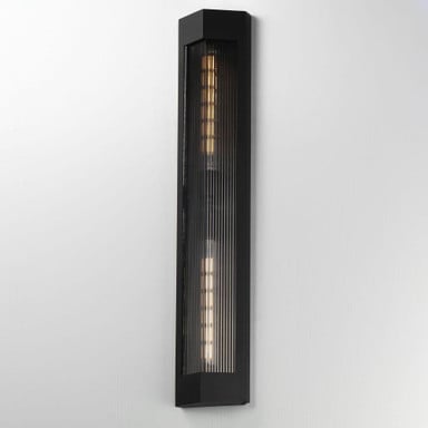 Maxim Lighting 30763CRBKAB Triform 2 Light Outdoor Wall Lantern - Angle View