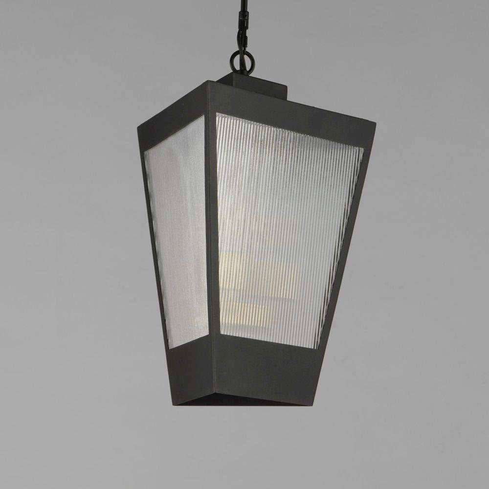 Maxim Lighting 30766CRBKAB Triform Outdoor Pendant - Side Angle View