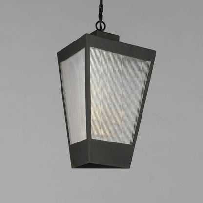 Maxim Lighting 30766CRBKAB Triform Outdoor Pendant - Side Angle View