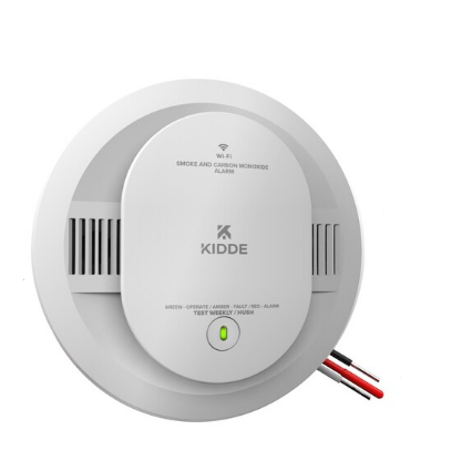 Kidde 30CUAR-W Smart Smoke and Carbon Monoxide Alarm with Voice Alert - Detects Smoldering Fires and/or CO Hazard