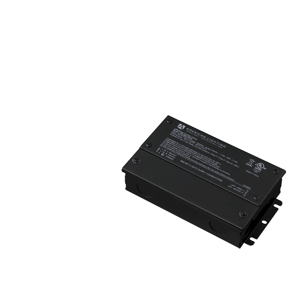American Lighting LED-DRJ-30-24 30W DRJ Series LED Driver - 100-277V Input - 24V DC Output