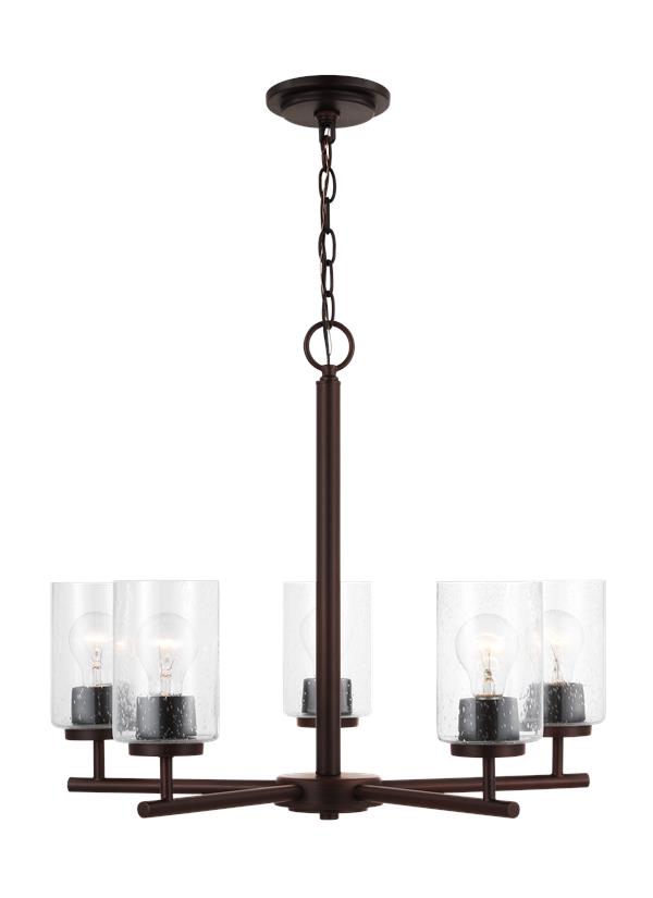 Generation Lighting Oslo 5 light bronze chandelier ceiling light